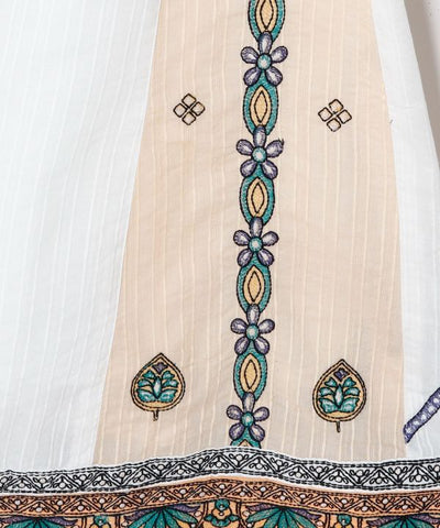 Lehenga Inspired Embroidered Dress by AMINA - Ametsuchi