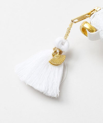 Zardozi Embroidered Mini Pouch Bag by AMINA - Ametsuchi