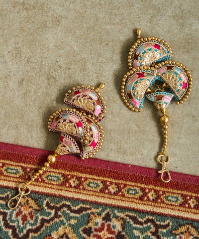 Zardozi Embroidered Charm Accessory by AMINA - Ametsuchi