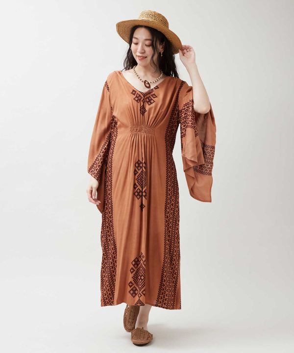 Taj Rayon Dress by AMINA - Ametsuchi