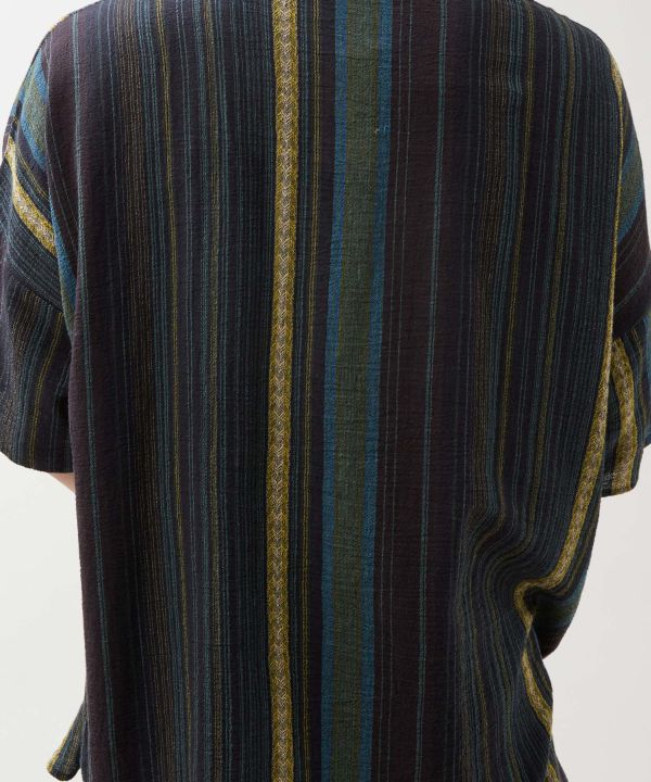 Mysore Dasara Button Detail Top by AMINA - Ametsuchi
