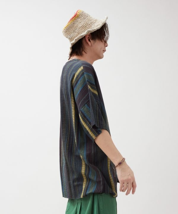 Mysore Dasara Button Detail Top by AMINA - Ametsuchi