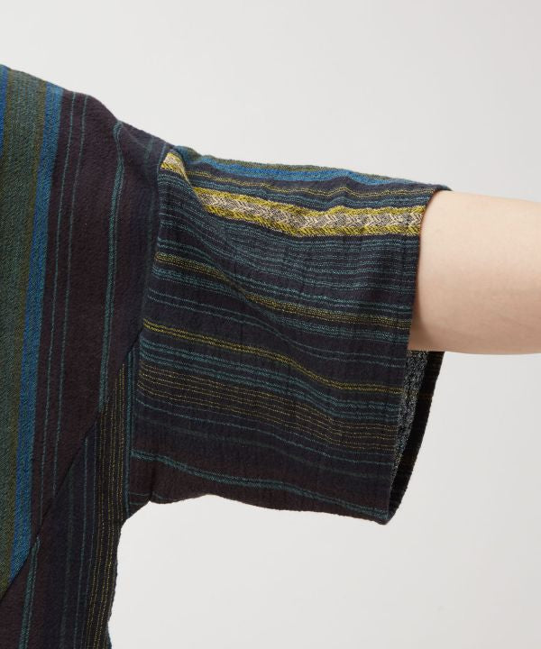 Mysore Dasara Button Detail Top by AMINA - Ametsuchi