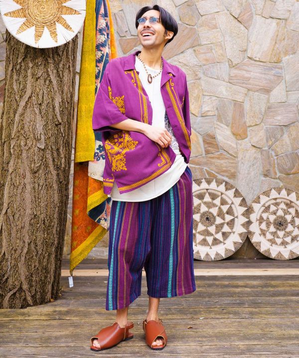 Festival Color Harem Pants by AMINA - Ametsuchi