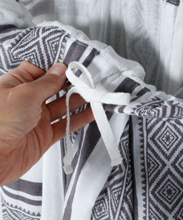 Men Stripe Wide Leg Pants by AMINA - Ametsuchi
