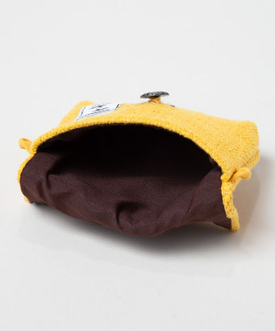 Geometric Pattern Woven Two Way Pouch