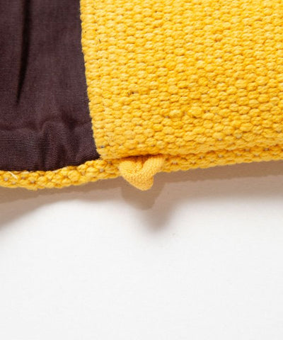 Geometric Pattern Woven Two Way Pouch