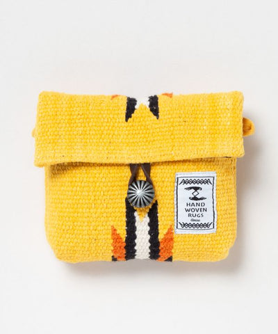 Geometric Pattern Woven Two Way Pouch