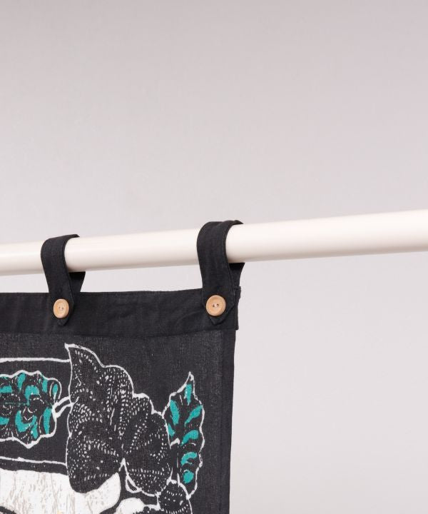 Batik Fabric Curtain 178cm by AMINA - Ametsuchi