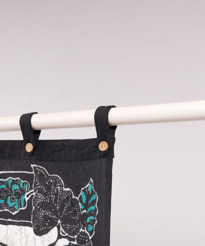 Batik Fabric Curtain 178cm by AMINA - Ametsuchi