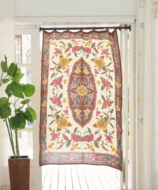 Batik Fabric Curtain 178cm