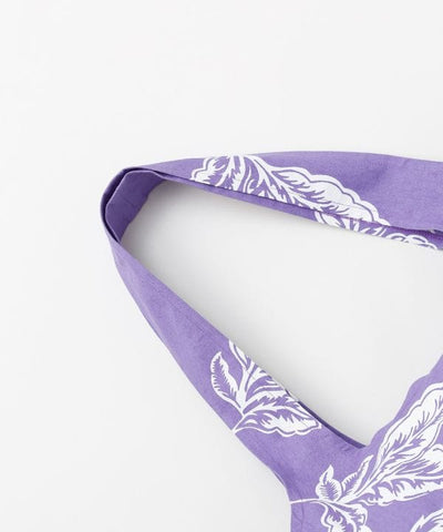 Botanical Print Packable Tote by AMINA - Ametsuchi