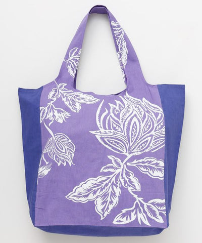 Botanical Print Packable Tote by AMINA - Ametsuchi