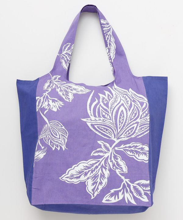 Botanical Print Packable Tote