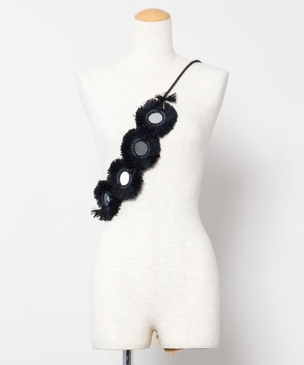 Mirror Work Waist Belt by AMINA - Ametsuchi
