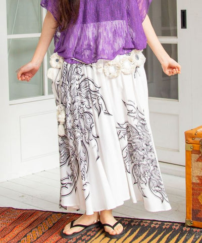 Mirror Work Waist Belt by AMINA - Ametsuchi