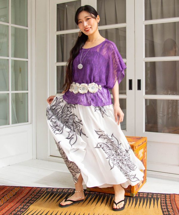Mirror Work Waist Belt by AMINA - Ametsuchi