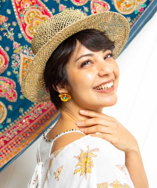 Floral Earrings by AMINA - Ametsuchi