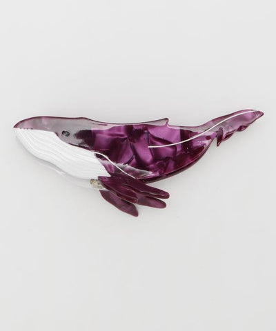 Whale Motif Hair Clip by AMINA - Ametsuchi