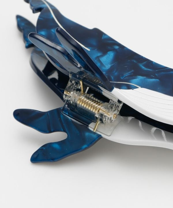 Whale Motif Hair Clip by AMINA - Ametsuchi