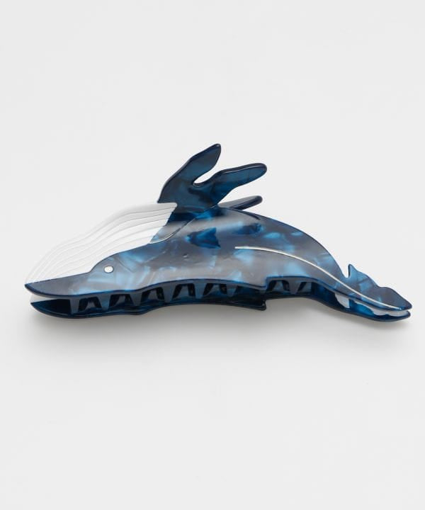 Whale Motif Hair Clip by AMINA - Ametsuchi