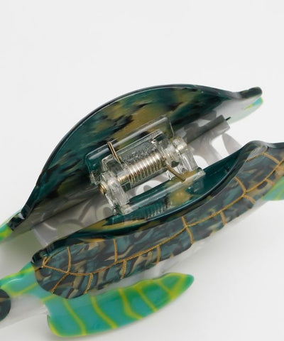 Turtle Motif Hair Clip by AMINA - Ametsuchi