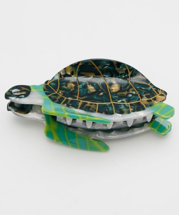 Turtle Motif Hair Clip by AMINA - Ametsuchi