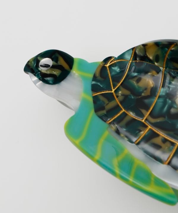 Turtle Motif Hair Clip by AMINA - Ametsuchi