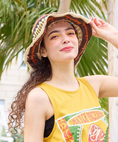Nepal Crochet Market Hat by AMINA - Ametsuchi