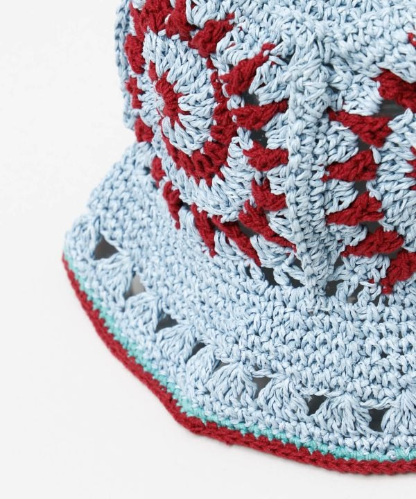 Sun Motif Crochet Hat