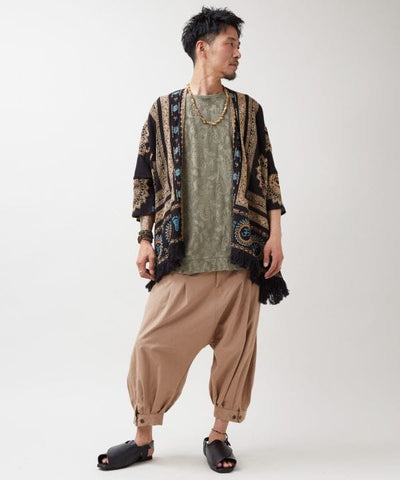 Light Cotton Harem Pants by AMINA - Ametsuchi