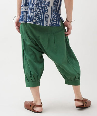 Light Cotton Harem Pants by AMINA - Ametsuchi