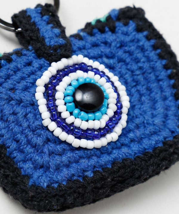 Nazar Crochet Mini Pouch by AMINA - Ametsuchi