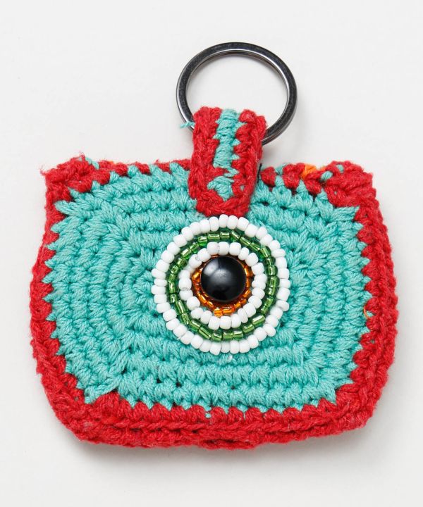 Nazar Crochet Mini Pouch by AMINA - Ametsuchi