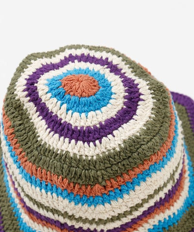 Zigzag Brim Crochet Hat by AMINA - Ametsuchi