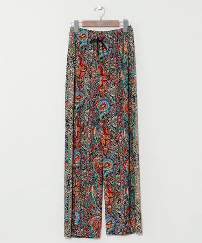Thai Textile Rayon Relaxed Pants by AMINA - Ametsuchi