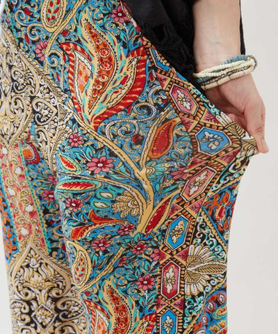 Thai Textile Rayon Relaxed Pants by AMINA - Ametsuchi