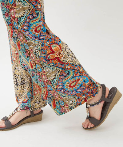 Thai Textile Rayon Relaxed Pants by AMINA - Ametsuchi