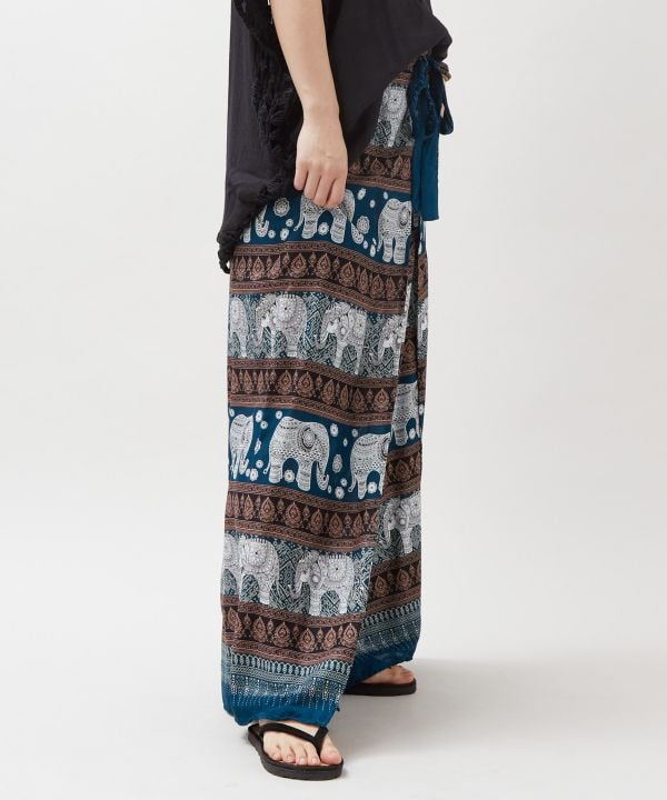 Thai Elephant Rayon Pants
