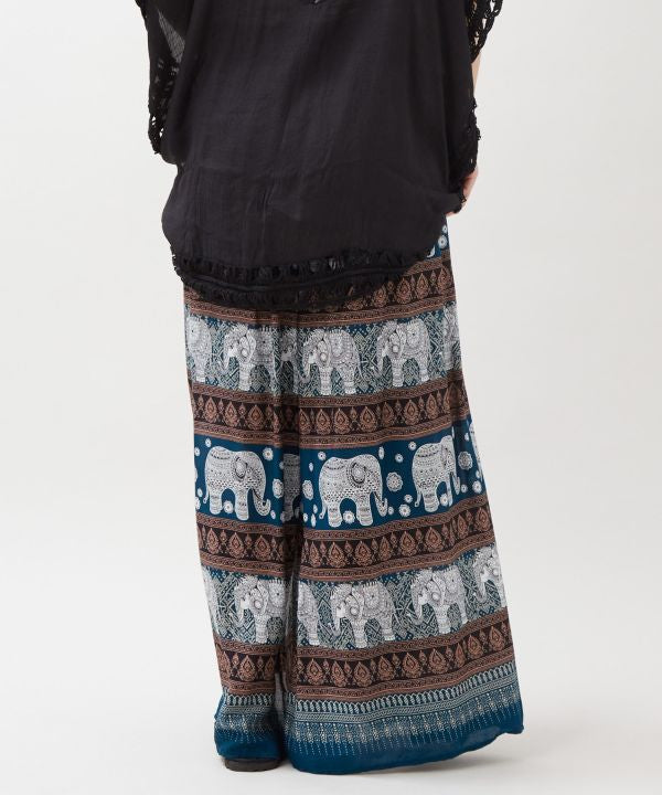 Thai Elephant Rayon Pants