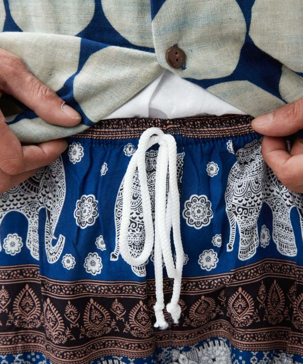 Thai Elephant Rayon Shorts