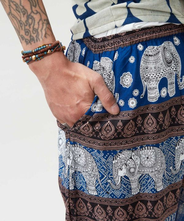 Thai Elephant Rayon Shorts