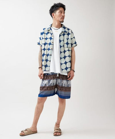 Thai Elephant Rayon Shorts