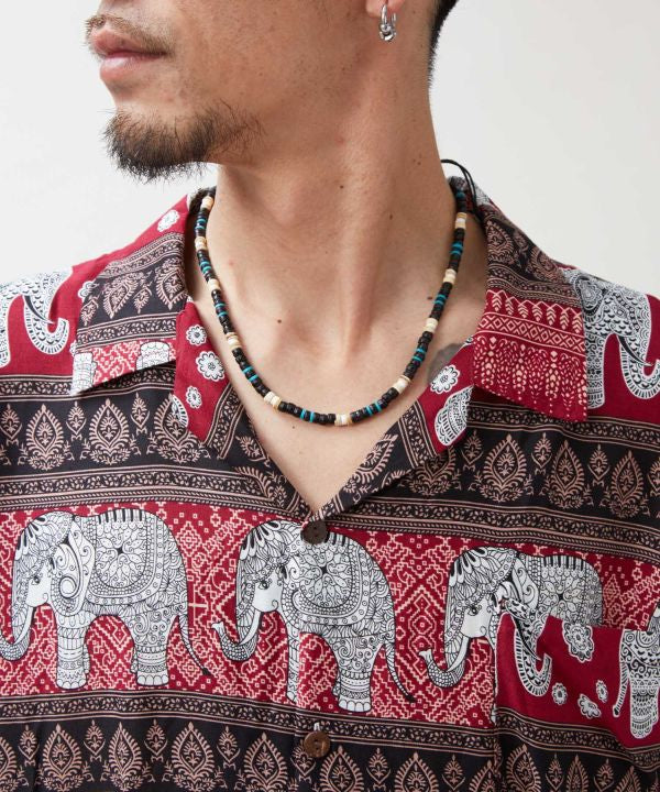 Thai Elephant Rayon Shirt