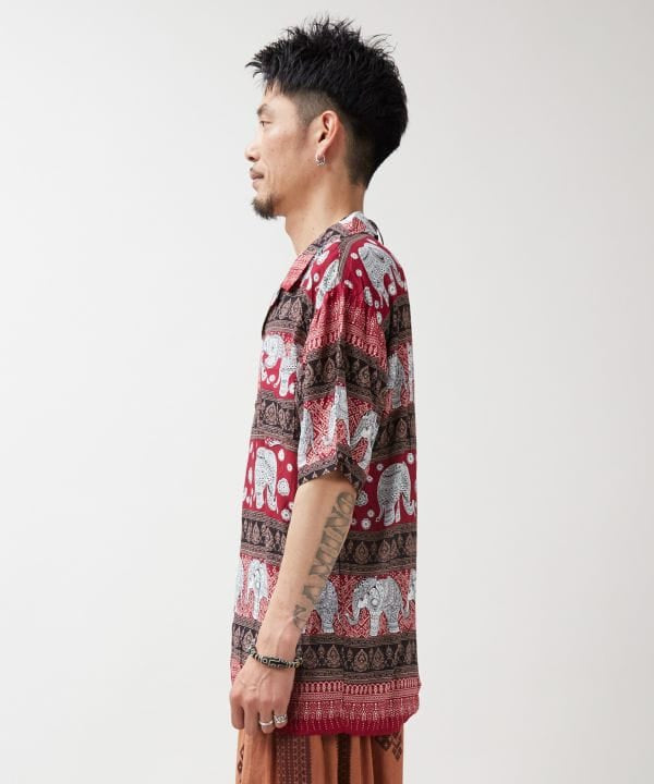 Thai Elephant Rayon Shirt