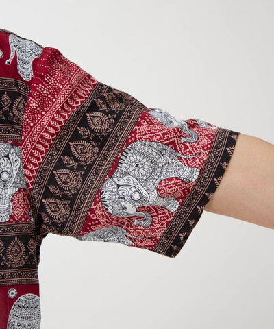 Thai Elephant Rayon Shirt