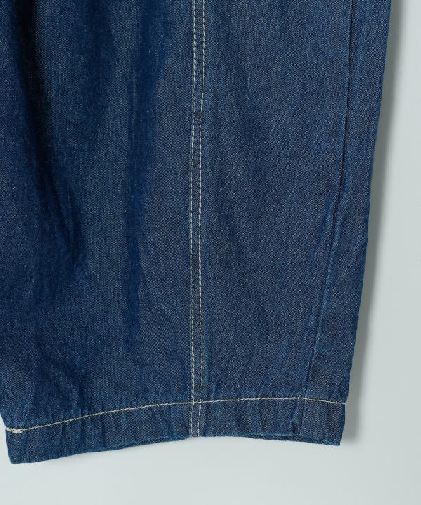 Embroidered Balloon Denim Pants by AMINA - Ametsuchi