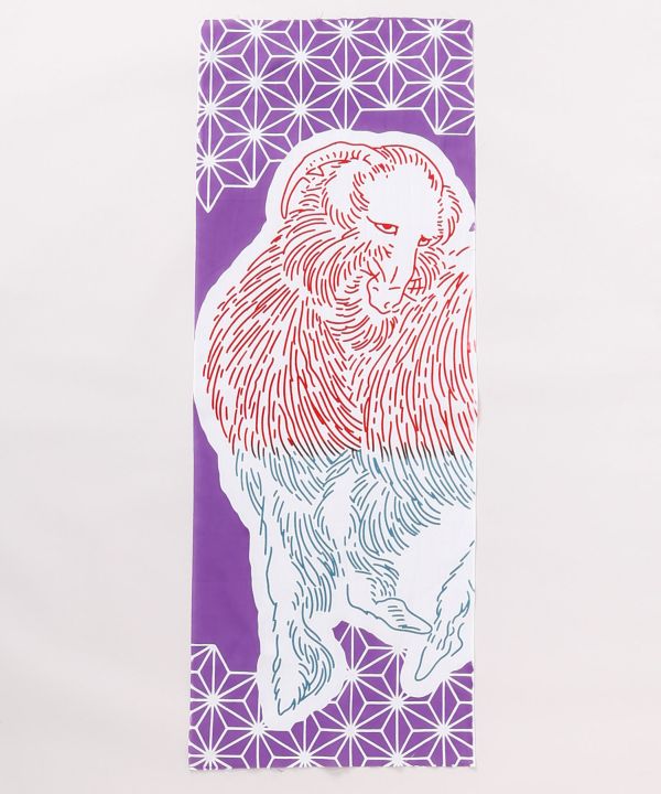 Tenugui Towel - Hokusai Sheep by Kaya - Ametsuchi
