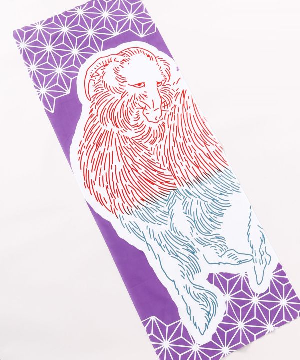 Tenugui Towel - Hokusai Sheep