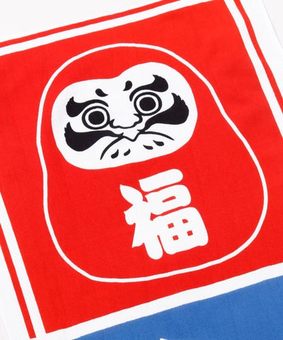 Tenugui Towel - Daruma Lucky 必勝 by Kaya - Ametsuchi
